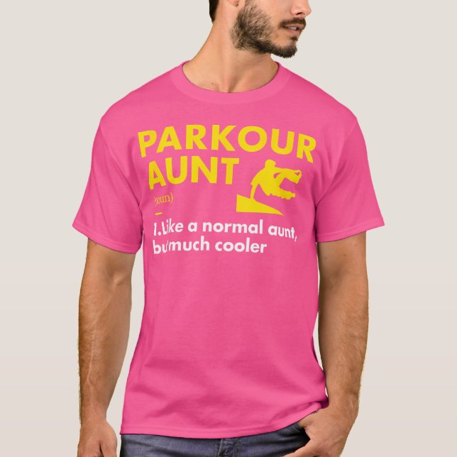 Camiseta Traceur Aunt Definition Parkour (Frente)