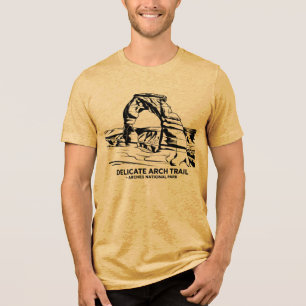 Camiseta Traço de Arch Delicado - Arches National Park Line