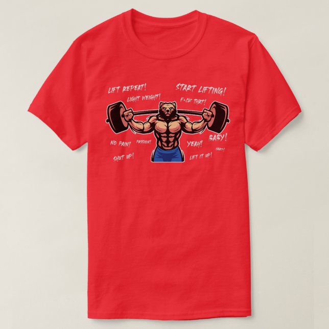 Camiseta Traço De Formação De Malhações De Gengivas Com Ele (Frente do Design)