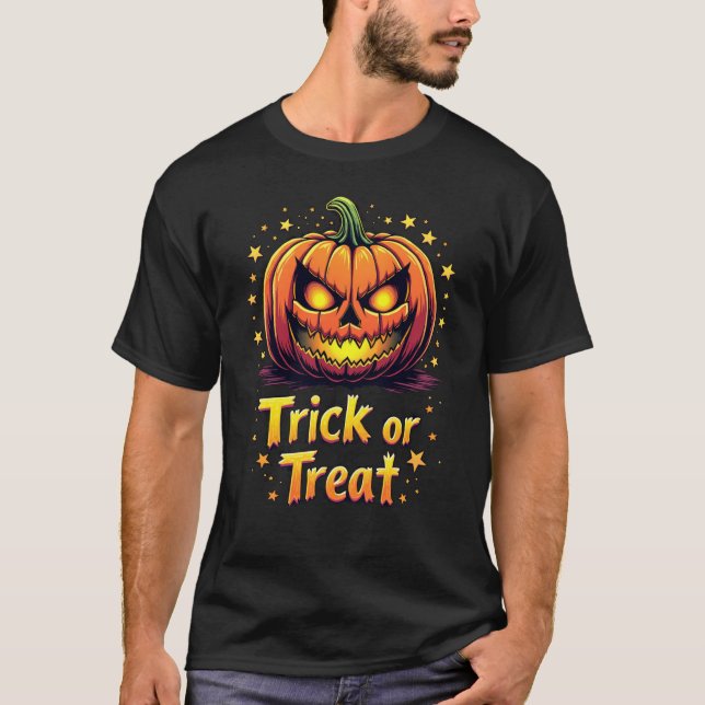 Camiseta Traço de Lanterna do Jack Assustador ou Treino de  (Frente)