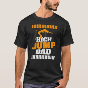 Camiseta Traço De Pai De Elevado Salto E Gordura De Salto A