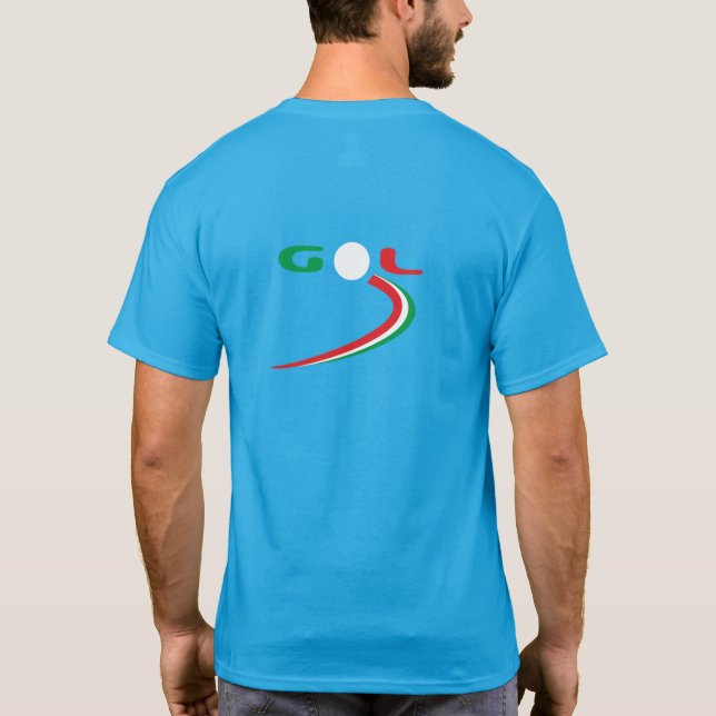 Camiseta Traço Tricolor Coletivo Italiano Característico (Verso)