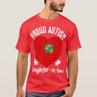 Camiseta Traços de Correspondência Familiar Orgulhosos Auti
