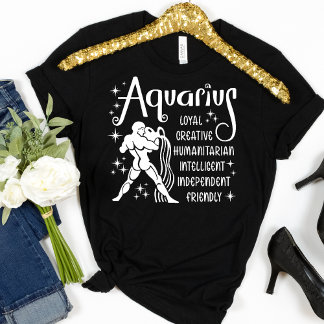 Camiseta Traços de Personalidade do Horóscopo - Sigla Zodia