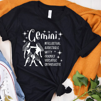 Camiseta Traços de Personalidade do Horóscopo - Sinal Zodia