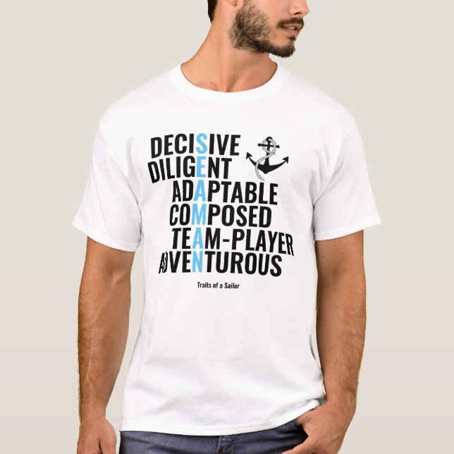 Camiseta Traços de um Marinheiro (Frente)