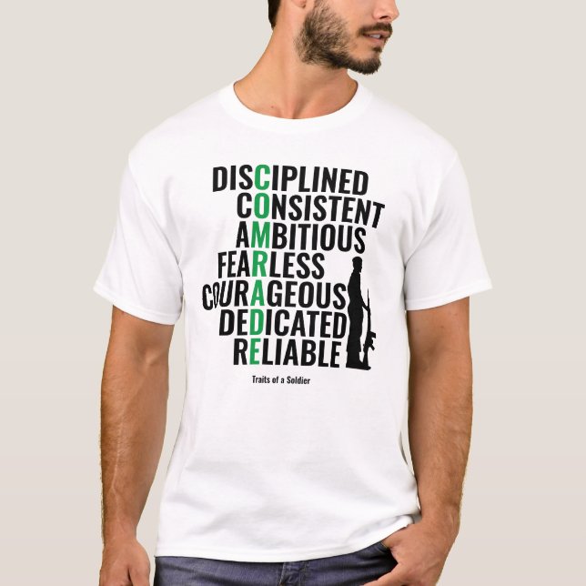 Camiseta Traços de um Soldado (Frente)