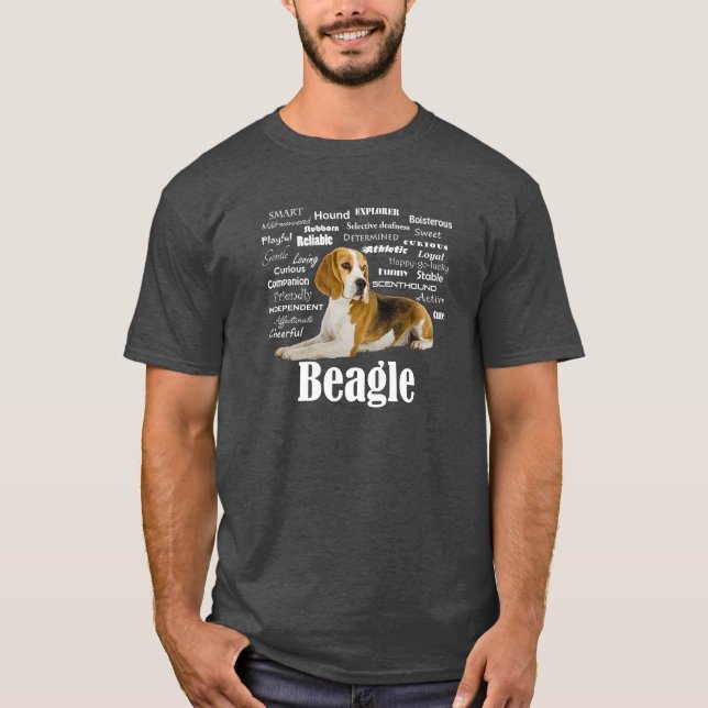 Camiseta Traços do Beagle (Frente)