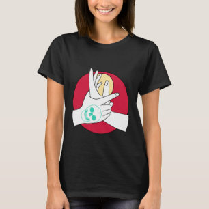 Camiseta Traços do pulso do Vintage da MMA retrô apertando