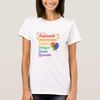 Camiseta Traços positivos do autismo