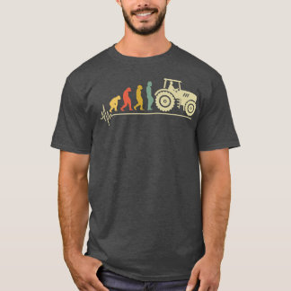 Camiseta Tractor Driver Evolution Agriculture Farmer Fields