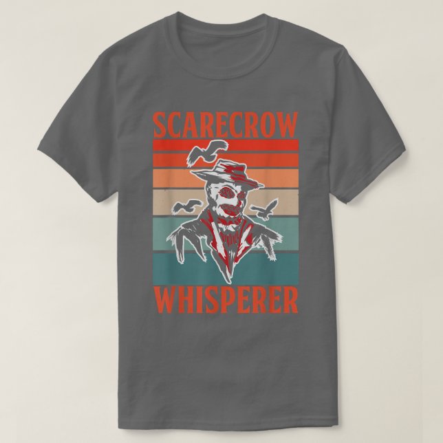 Camiseta Tractor Farmer Scarecrow Whisperer Funny  (Frente do Design)