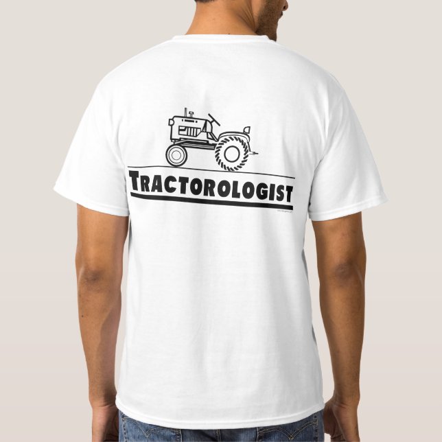 Camiseta Tractorólogo Engraçado (Verso)