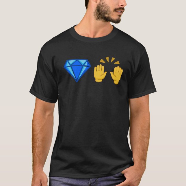 Camiseta Trader de Ações Diamond Hands (Frente)