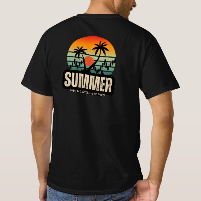 Camiseta Trader design | Summer | Funny (Verso)