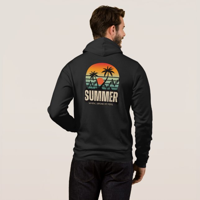 Camiseta Trader design | Summer | Funny (Parte Traseira Completa)