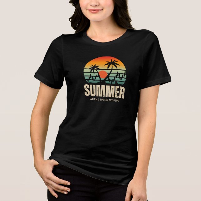 Camiseta Trader design | Summer | Funny (Frente)
