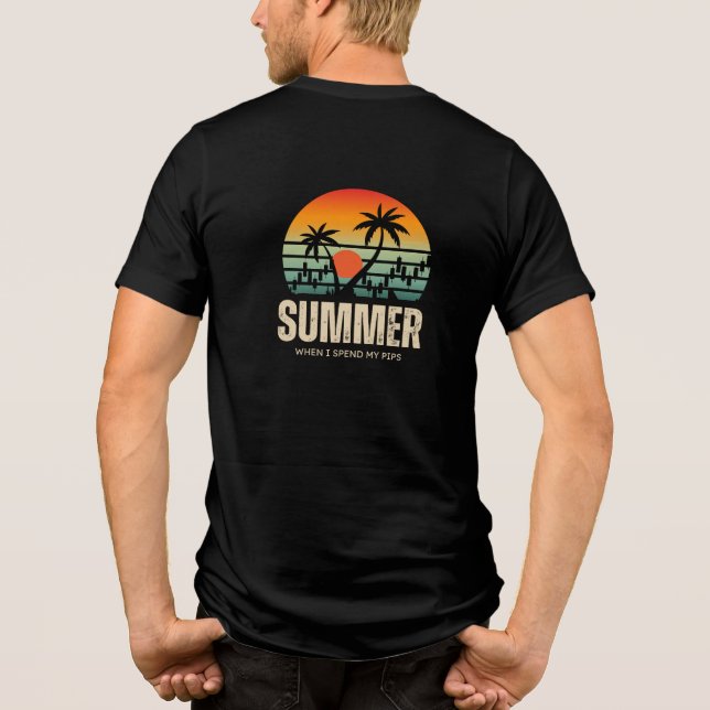 Camiseta Trader design | Summer | Funny (Verso)