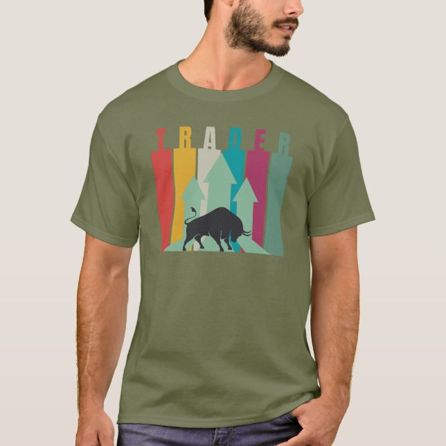 Camiseta Trader do mercado em alta | Design simples  (Frente)