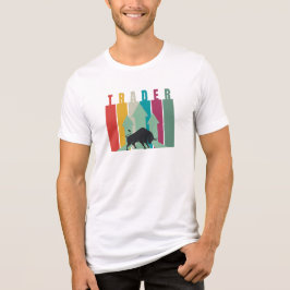 Camiseta Trader em mercado de alta | Design simples 