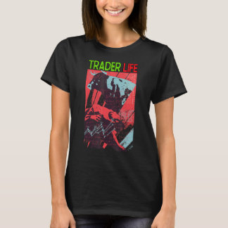 Camiseta Trader Life Crypto Stock Trading Bullete Bearish 1