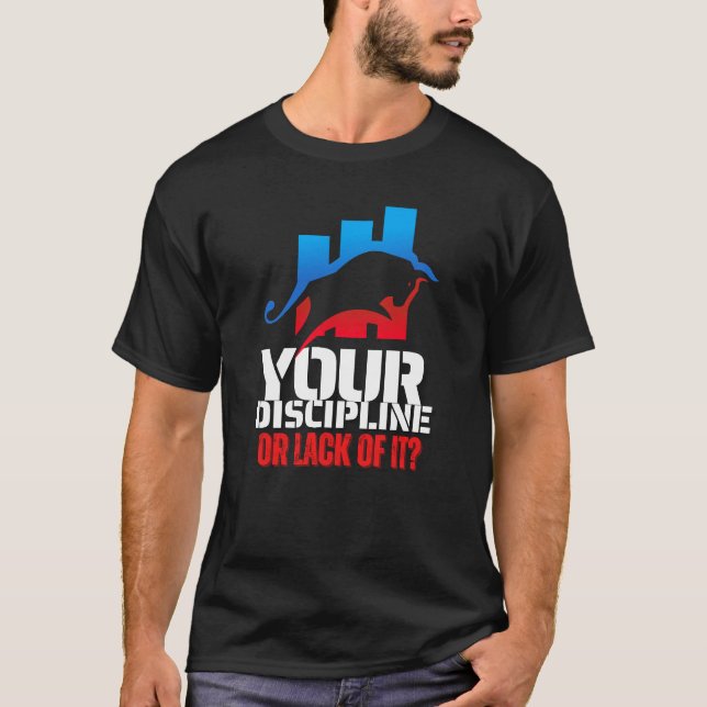 Camiseta Trader motivation | Bull | Discipline (Frente)