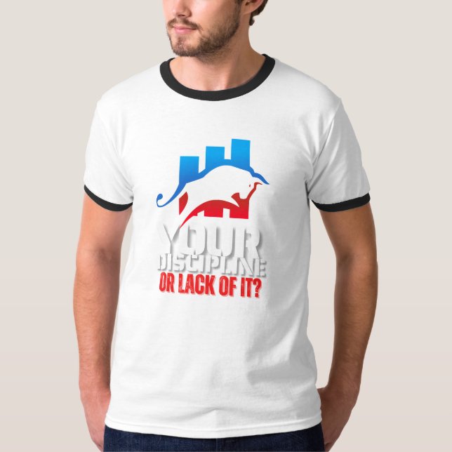 Camiseta Trader motivation | Bull | Discipline (Frente)