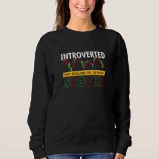 Camiseta Trader Stock Market Introverted Willing To Discuss