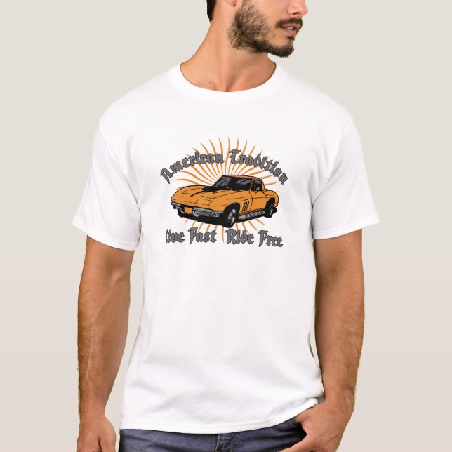 Camiseta Tradição americana Corveta (Frente)