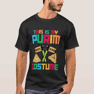 Camiseta Tradição Judaica Este é o Meu Traje de Purim Delíc