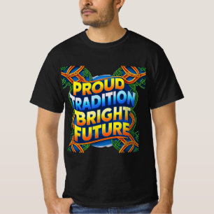 Camiseta Tradição Ortostada Futuro Brilhante - Design de te