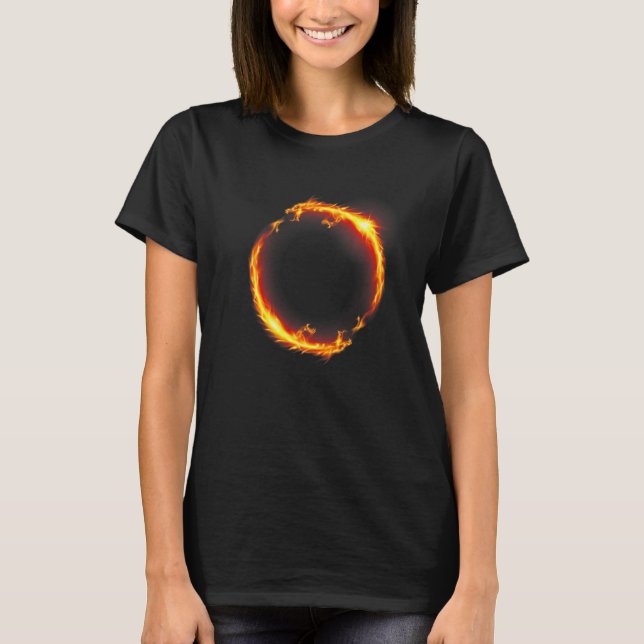 Camiseta Tradicional Chinês Dragão - Símbolo de Potência e  (Frente)