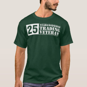 Camiseta Trading Veteran BlackampWhite 25 anos de sobrevivê
