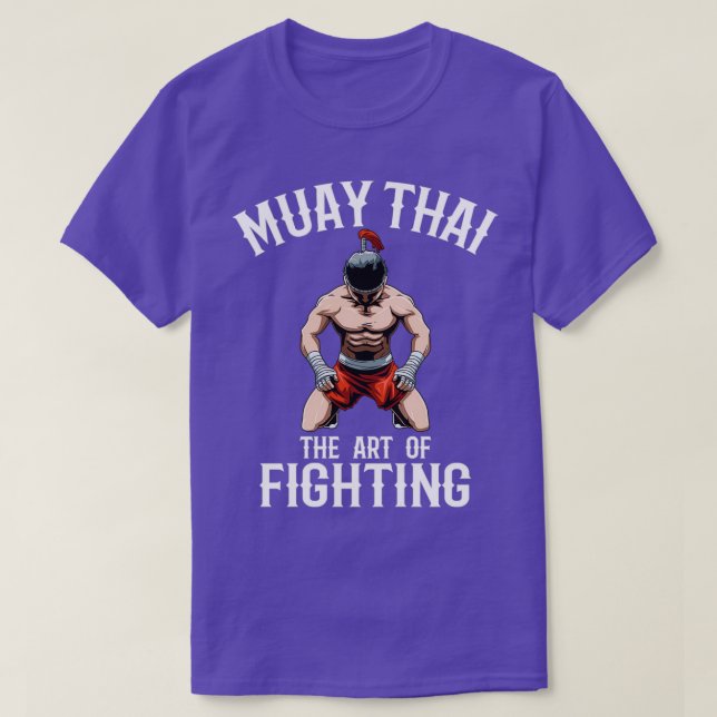 Camiseta Traditional Muay Thai Fighter (Frente do Design)