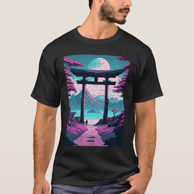 Camiseta Traditional Shrine Japan (Frente)