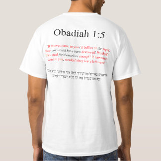 Camiseta Tradução de Código Aberto Obadias 1:5
