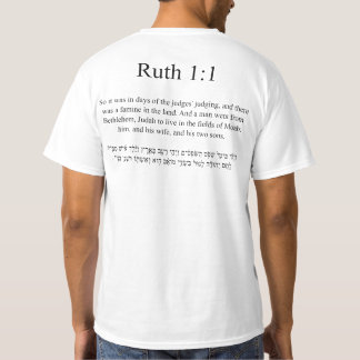 Camiseta Tradução de código aberto Ruth 1:1
