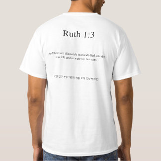 Camiseta Tradução de código aberto Ruth 1:3
