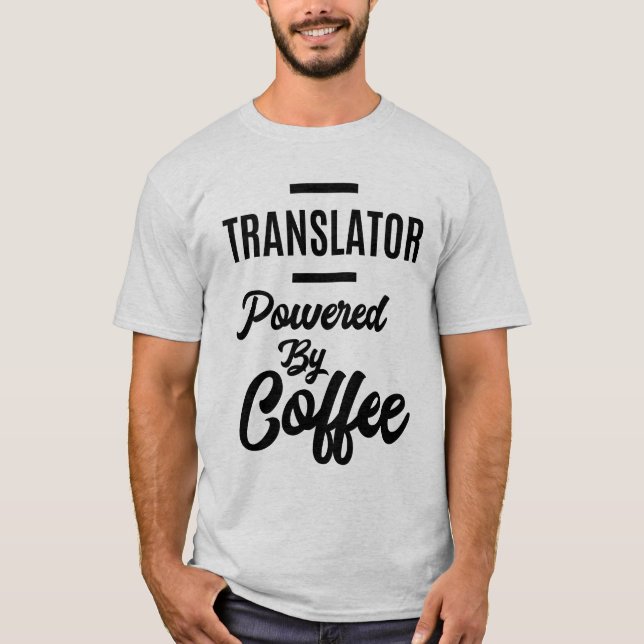 Camiseta Tradutor De Título De Cargo De Tradutor Acionado P (Frente)