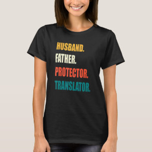 Camiseta Tradutor Husband Padre Protetor