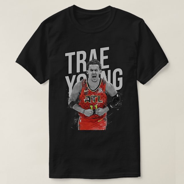 Camiseta Trae Young (Frente do Design)