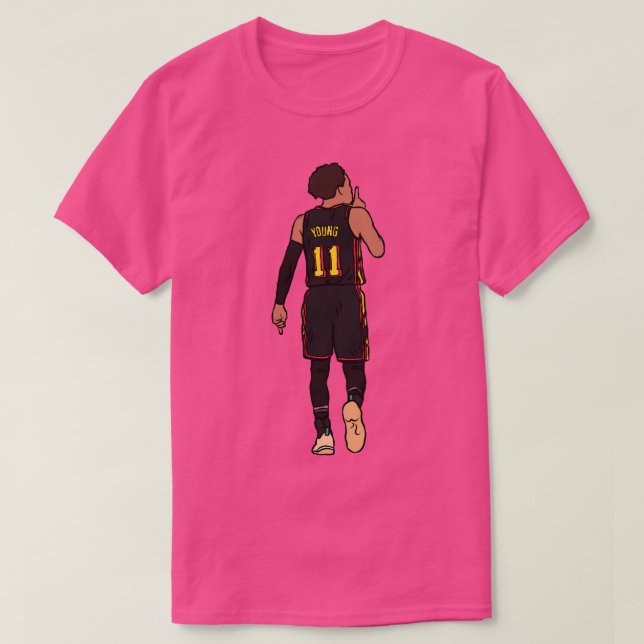 Camiseta Trae Young Silencia O Jardim (Frente do Design)