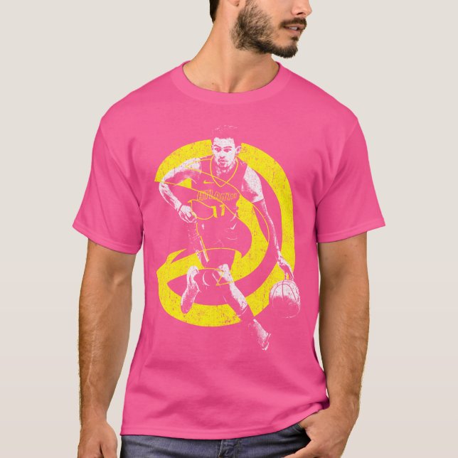 Camiseta Trae Young (Vermelho) (Frente)