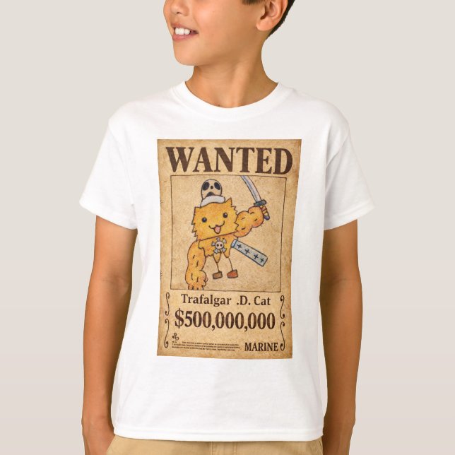 Camiseta Trafalgar .D. Gato (Frente)