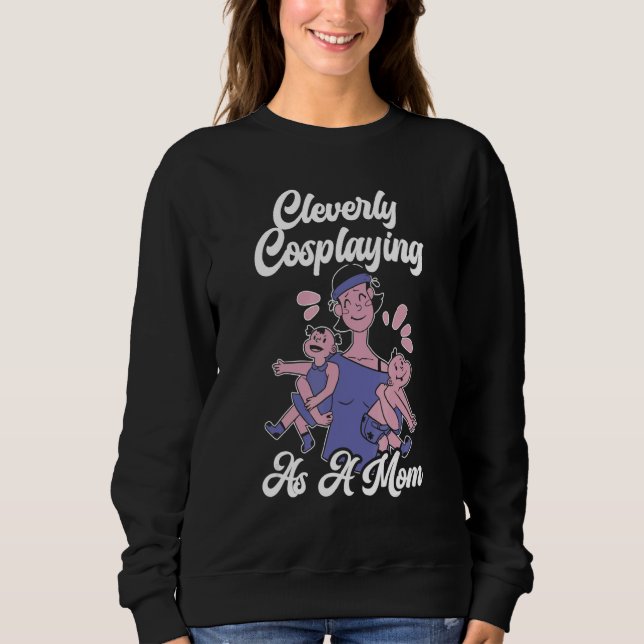 Camiseta Trafando Inteligentemente Como Uma Mãe Fantasia de (Frente)