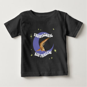 Camiseta Tráfego Aéreo Pré-Histórico Pterodáctilo Dinossaur