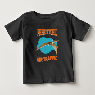 Camiseta Tráfego Aéreo Pré-Histórico Pterodáctilo Dinossaur