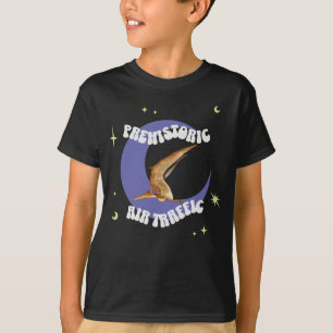 Camiseta Tráfego Aéreo Pré-Histórico Pterodáctilo Dinossaur