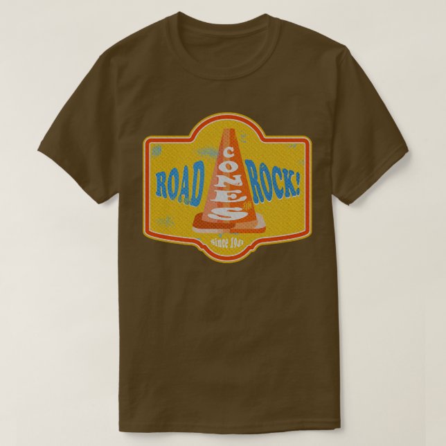 Camiseta Traffic Cones Road Rock (Frente do Design)