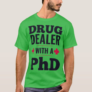 Camiseta traficante de drogas com presente 1 médico de dout